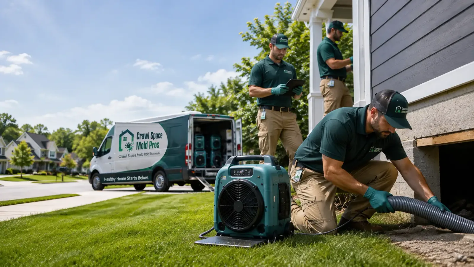Crawl Space Mold Removal in Roxana, KY